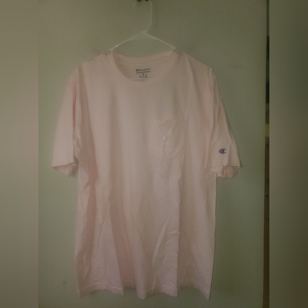 Champion Men's Pink Short Sleeve Cincinnati Tshirt